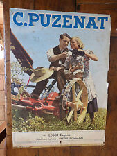 Affiche originale .puzenat d'occasion  Saint-Romain-de-Colbosc