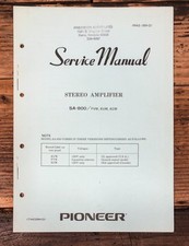 Amplificador Pioneer SA-800 manual de serviço *original*, usado comprar usado  Enviando para Brazil