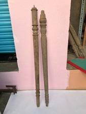 Antigo Vintage Antigo Pau-rosa Escada de Madeira Colunas Poste Cama - Perna Pilar Lateral comprar usado  Enviando para Brazil