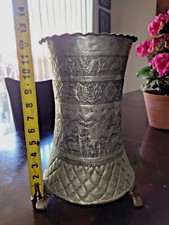 Vaso de metal persa gravado antigo. 1300/3 na parte inferior comprar usado  Enviando para Brazil