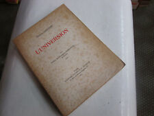 Universion .lakhovsky..ed nume d'occasion  Aubagne
