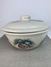 Pinecone stoneware bowl for sale  Greenwich