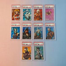 FORTNITE PANINI LOT OF 10 CARDS 2019 CRYSTAL SHARD FOIL ITALY VERS GRADES(1), usado comprar usado  Enviando para Brazil