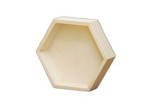 Scatola esagonale legno usato  Italia