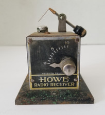 Receptor de rádio vintage antigo Howe cristal Chicago IL EUA Auto Product Co comprar usado  Enviando para Brazil