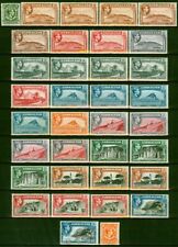 Gibraltar 1938-51 conjunto estendido de 35 SG121-131 todos os perfeitos e tons finos MM CV... comprar usado  Enviando para Brazil