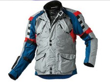 Pro3 Motorrad Rallye Grey Blue Red Jacket Men Motorcycle/Motorbike RIDE All Year comprar usado  Enviando para Brazil