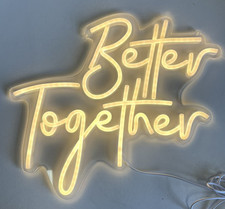 Led neonschild better gebraucht kaufen  Germaringen