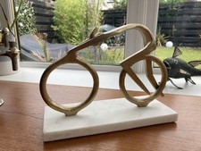 Stylised cyclist gold for sale  PRESTWICK