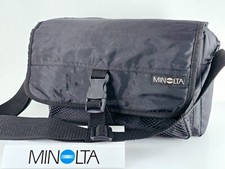 Usado, 🌸[Quase em perfeito estado+++] Bolsa de ombro genuína para lente de câmera Minolta preta do Japão comprar usado  Enviando para Brazil