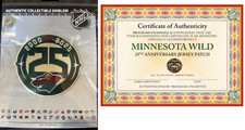 2025 - 2026 MINNESOTA WILD PLAYER JERSEY PATCH 25º ANIVERSÁRIO ENVIO PRIMÁRIO AGORA comprar usado  Enviando para Brazil