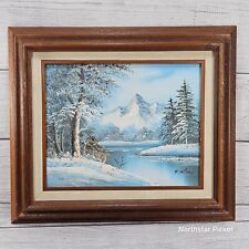 Oil canvas winter for sale  Anoka