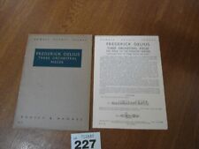 FREDERICK DELIUS Três Peças Orquestrais - Pontuações de Bolso Hawkes Nº23 comprar usado  Enviando para Brazil