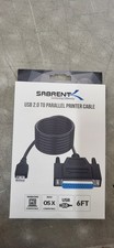 Adaptador de cabo de impressora USB para paralelo IEEE 1284 Sabern, usado comprar usado  Enviando para Brazil