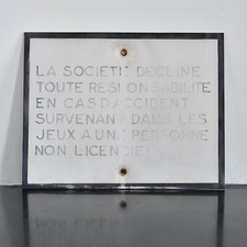 Plaque métal bouliste d'occasion  Le Puy-en-Velay