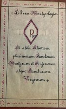 Manoscritto latino pergamena usato  Roma