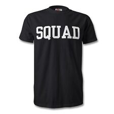 Camiseta SQUAD estampa branca preta logotipo unissex amizade novidade objetivos tripulação   comprar usado  Enviando para Brazil