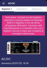 Vendo biglietti concerto usato  Procida