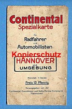Continental spezialkarte radfa gebraucht kaufen  Bodenwerder