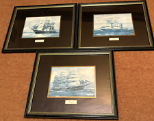 Set framed ship for sale  ETCHINGHAM