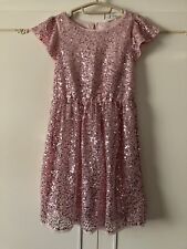 Girls pink sequinned for sale  MANCHESTER