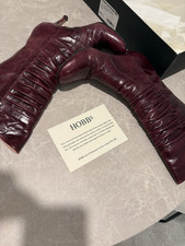 Ladies plum leather for sale  CHATHAM