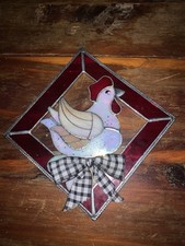 Stained glass chicken for sale  Elgin