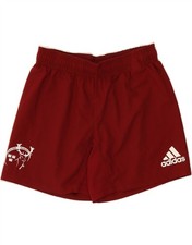 Usado, Bermuda esportiva Adidas masculina Munster rugby gráfica Reino Unido 8 pequena Borgonha BI02 comprar usado  Enviando para Brazil