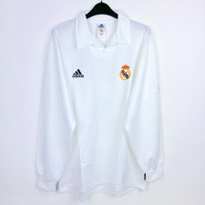 Original Real Madrid 2001-2002 Centenary Long Sleeve Football Shirt Jersey Adida comprar usado Original Real Madrid 2001-2002 Centenary Long Sleeve Football Shirt Jersey Adida comprar usado  Enviando para Brazil