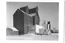 Cartão postal foto real - Centro de grãos, Milton, Dakota do Norte, usado comprar usado  Enviando para Brazil