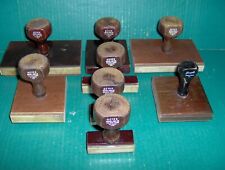 handles stamp wooden rubber for sale  Rocky Gap