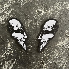 CONJUNTO DE REMENDO DE TECIDO DE METAL PRETO VENOM FACE, usado comprar usado  Enviando para Brazil