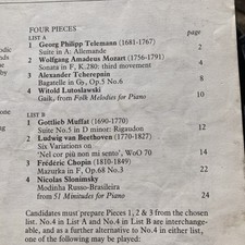 Piano exam pieces for sale  CHESTER