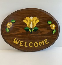 Vintage welcome wooden for sale  Buffalo