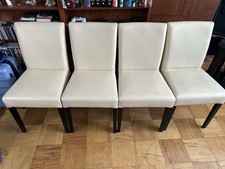 chairs dining leather 4 for sale chairs dining leather 4 for sale New York