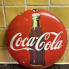 Coca cola enamel for sale  ROMFORD