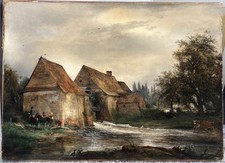 Tableau ancien huile d'occasion  Paris IX