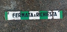 Insegna tabella ferro usato  Roma