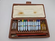 Conjunto de cor óleo vintage Grumbacher Artist's nº. Caixa de plástico 320 - Usado comprar usado  Enviando para Brazil