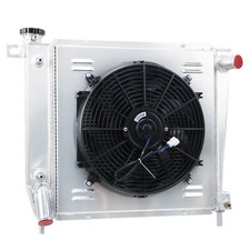 Ventilador de cobertura de radiador de alumínio 4 fileiras ajuste 1985-94 Ford Explorer Ranger Bronco II comprar usado  Enviando para Brazil