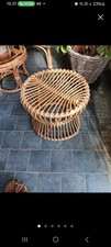 Sgabello vintage rattan usato  Caserta