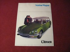 1970 Citroen Station Wagon Folha de Vendas Folheto Catálogo Original Antigo, usado comprar usado  Enviando para Brazil
