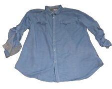 Usado, Camisa Calvin Klein Azul XXL Body Fit 100% Algodón Manga Larga Cuello Abotonada segunda mano  Embacar hacia Argentina