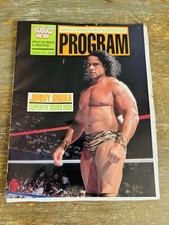 Wwf program magazine for sale  Longmeadow