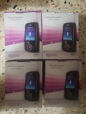 Novo Pacote de 4 Caixa Aberta Sony Ericsson Spiro W100i Preto, usado comprar usado  Enviando para Brazil