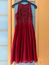 Cocktailkleid bordeaux rot gebraucht kaufen  Geltendorf