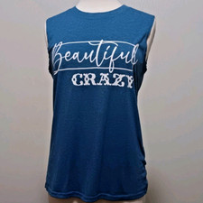 Linda Camiseta Crazy Tank Tamanho P/M Inspirada em Luke Combs Western Rodeo Ranch Cowgirl comprar usado  Enviando para Brazil