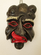 Fasnet holzmaske teufelmaske gebraucht kaufen  Deutschland