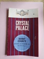 Crystal palace derby for sale  CRAWLEY