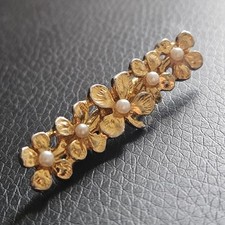 Broche fleurie trèfles d'occasion  Toulouse-